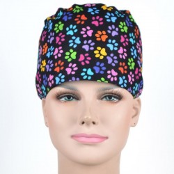 Calot Vétérinaire Noir avec Pattes multicolors