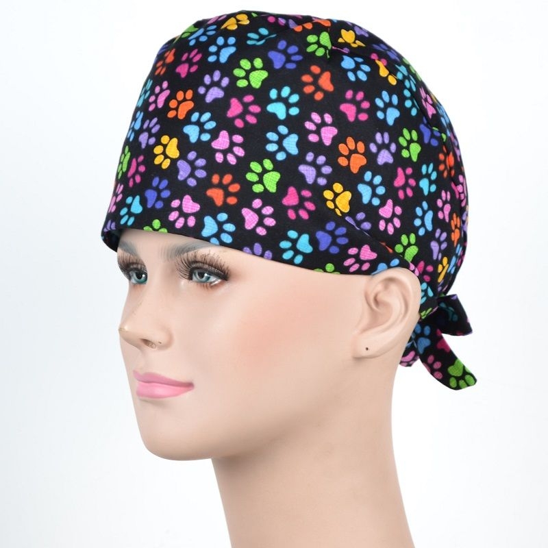 Calot Vétérinaire Noir avec Pattes multicolors