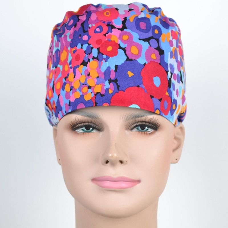 Calot Opératoire Fleurs Colorées