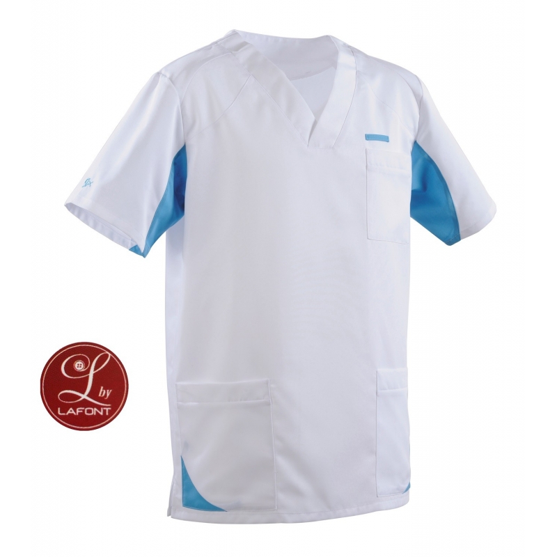 Tunique Lafont Clemix 2.0 Homme SANDRO Blanc Turquoise