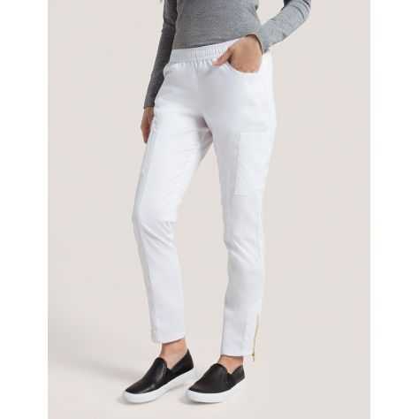 Pantalon Jaanuu "Moto Pant" Blanc Collection Jolie