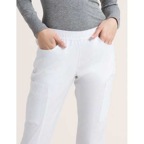 Pantalon Jaanuu "Moto Pant" Blanc Collection Jolie