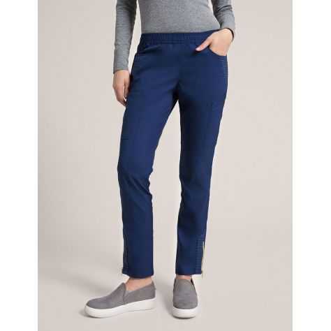 Pantalon Jaanuu "Moto Pant" Bleu Marine Collection Jolie