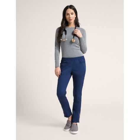 Pantalon Jaanuu "Moto Pant" Bleu Marine Collection Jolie