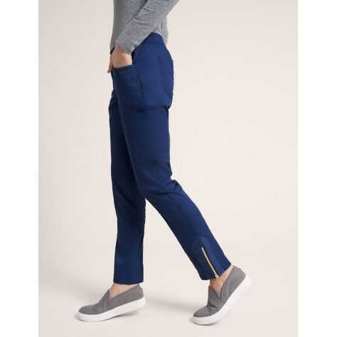 Pantalon Jaanuu "Moto Pant" Bleu Marine Collection Jolie