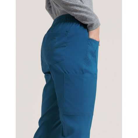 Pantalon Jaanuu "Moto Pant" Bleu Caraibe Collection Jolie