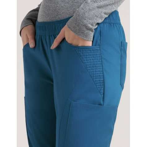 Pantalon Jaanuu "Moto Pant" Bleu Caraibe Collection Jolie