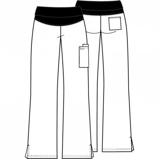 Pantalon médical Cherokee femme enceinte Gris Anthracite