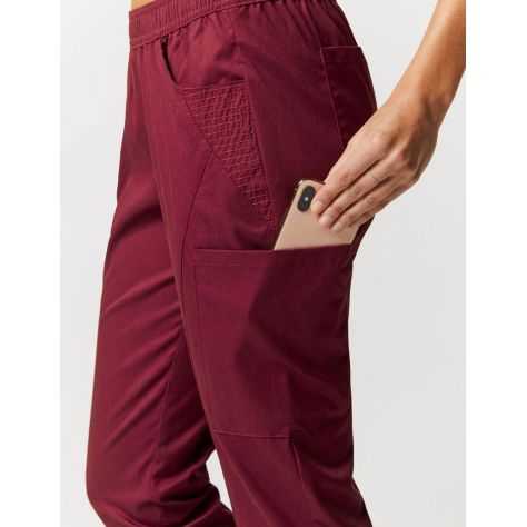 Pantalon Jaanuu "Moto Pant" Bordeaux Collection Jolie