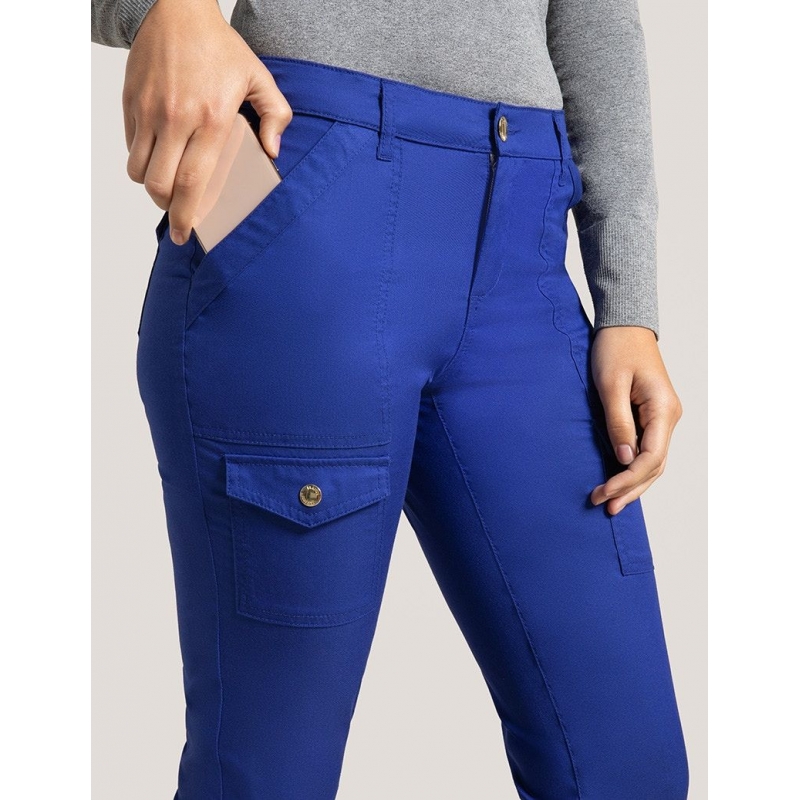 Pantalon Jaanuu "Skinny Cargo Pant" Bleu Galaxy Collection Jolie