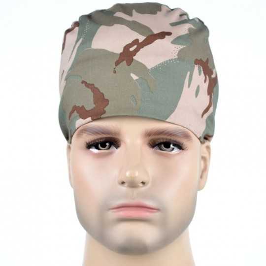 Calot Opératoire Camouflage Khaki et Beige