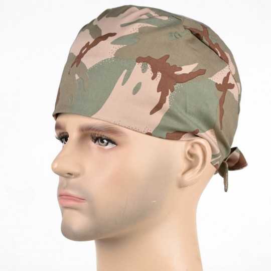 Calot Opératoire Camouflage Khaki et Beige