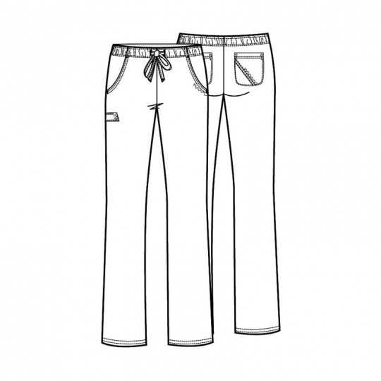 Pantalon Medical Femme Cherokee Luxe Gris Anthracite 1066