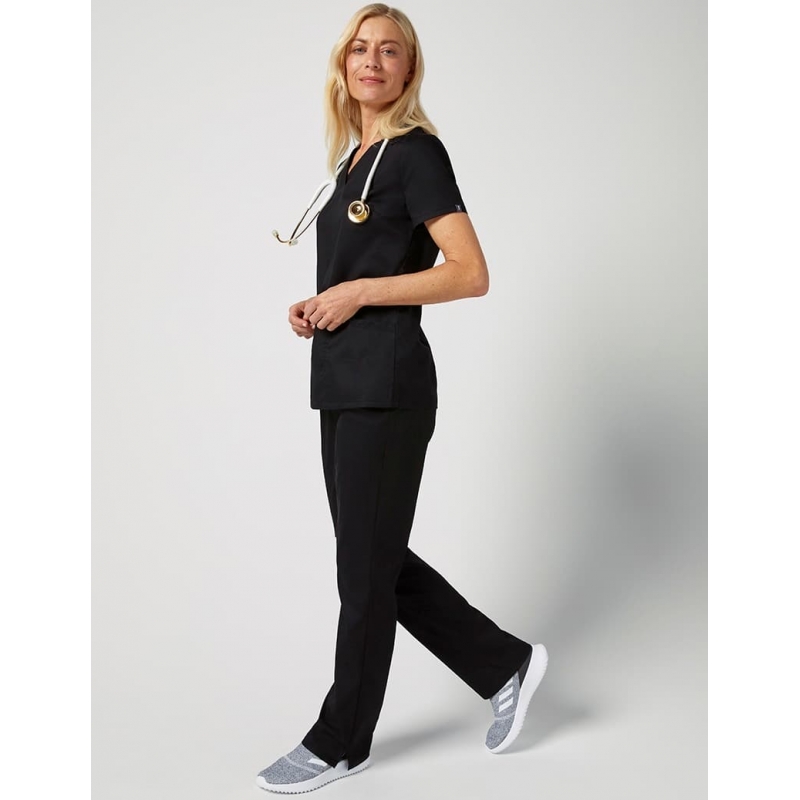 Pantalon "Straight Leg 4 Pocket Pant" Noir Collection Classic