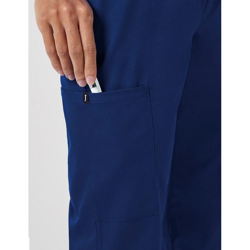 Pantalon "Straight Leg 4 Pocket Pant" Bleu Marine Collection Classic