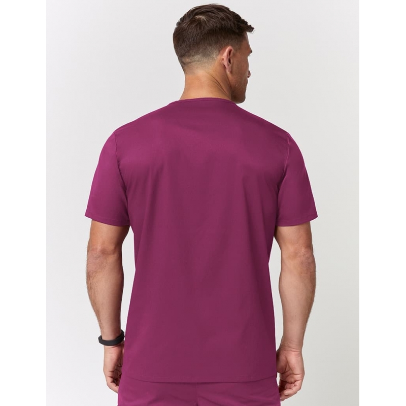 Tunique Homme "V-Neck Pocket Top" Bordeaux