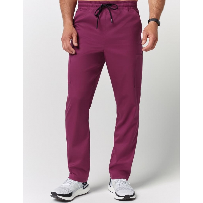 Pantalon Homme "Straight Leg Drawstring Pant" Bordeaux