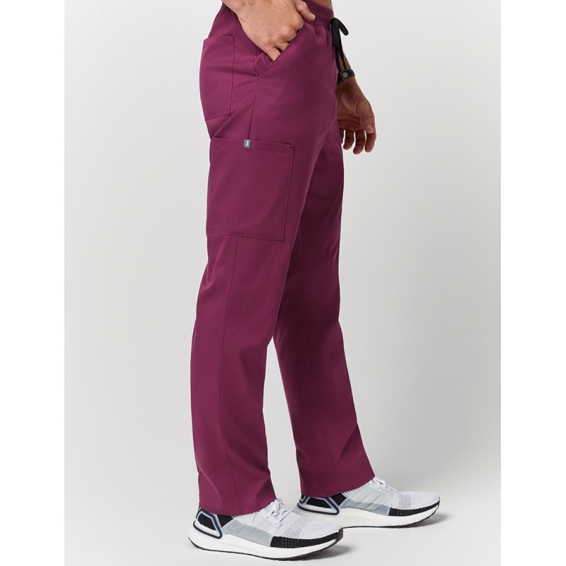 Pantalon Homme "Straight Leg Drawstring Pant" Bordeaux