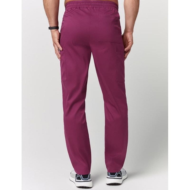 Pantalon Homme "Straight Leg Drawstring Pant" Bordeaux