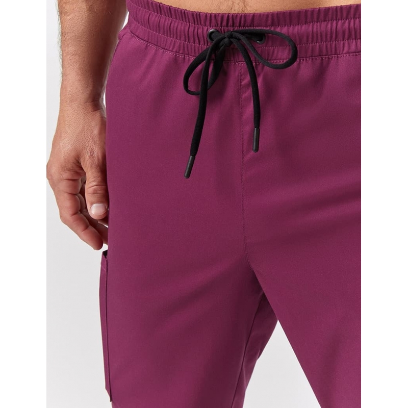Pantalon Homme "Straight Leg Drawstring Pant" Bordeaux