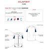 Tunique Medicale Femme Lafont Clemix 2.0 SANDRINE Blanc Marine