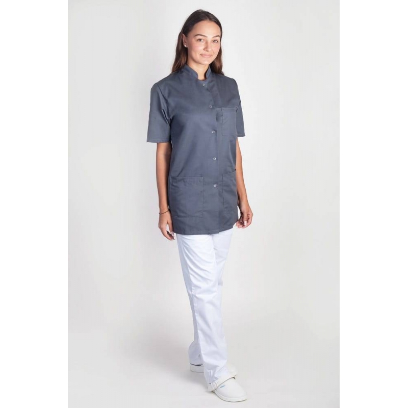 Blouse Medicale Femme Denise Gris Anthracite