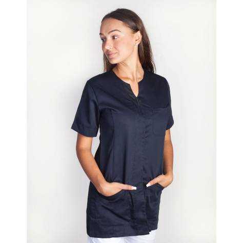 Blouse Medicale LILA Manches Courtes Bleu Marine