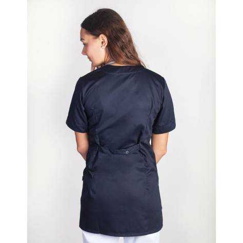 Blouse Medicale LILA Manches Courtes Bleu Marine