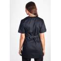 Blouse Medicale LILA Manches Courtes Noir