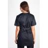 Blouse Medicale LILA Manches Courtes Noir