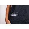 Blouse Medicale LILA Manches Courtes Noir