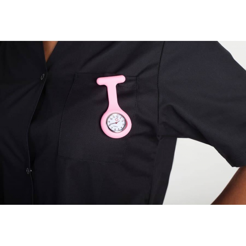 Blouse Medicale Femme à Pressions Viviane Noir