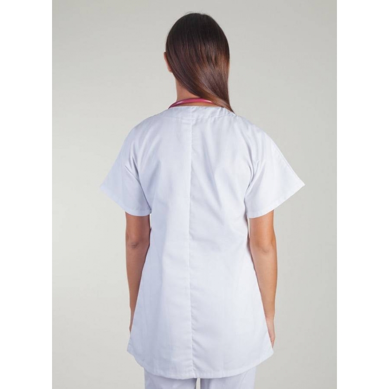 Blouse Medicale Femme Noémie Blanc