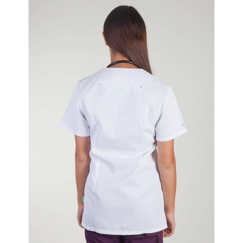 Tunique Medicale Lafont Clemix 2.0 Femme EMMA Blanc