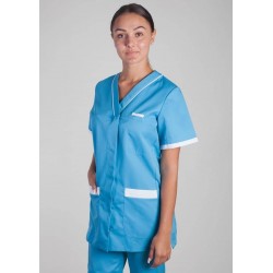 Tunique Medicale Lafont Clemix 2.0 Femme ALEXANDRA Blanc Marine