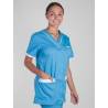 Tunique Medicale Lafont Clemix 2.0 Femme ALEXANDRA Blanc Marine
