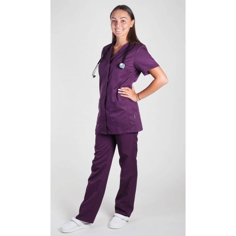 Tunique Medicale Lafont Clemix 2.0 Femme ALEXANDRA Prune