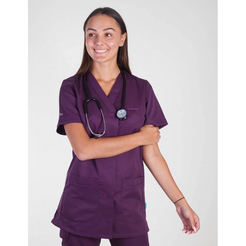 Tunique Medicale Lafont Clemix 2.0 Femme ALEXANDRA Prune