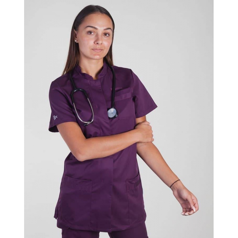 Tunique Medicale Lafont Clemix 2.0 Femme KIM Prune