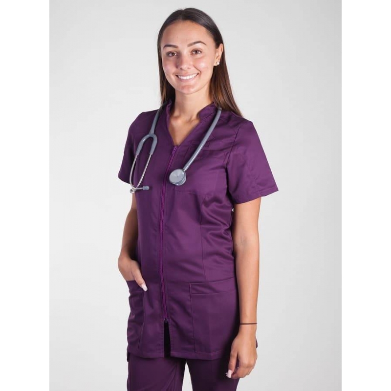 Tunique Medicale Femme Lafont Clemix 2.0 SANDRINE Prune