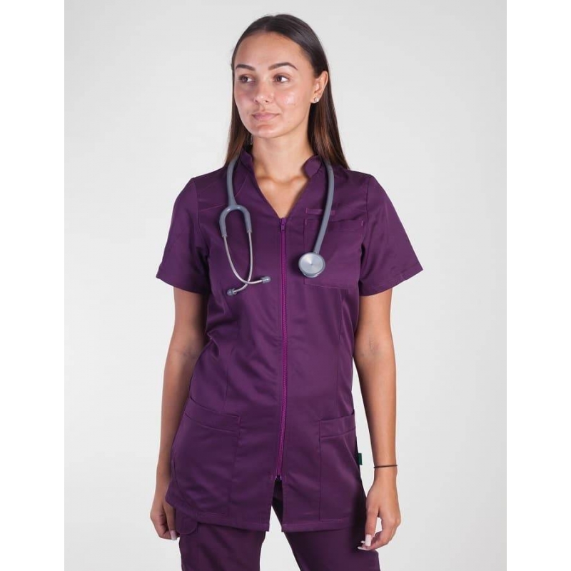 Tunique Medicale Femme Lafont Clemix 2.0 SANDRINE Prune