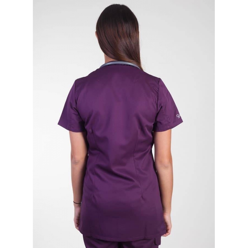 Tunique Medicale Femme Lafont Clemix 2.0 SANDRINE Prune
