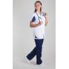 Tunique Médicale Femme Lafont Clemix 2.0 SANDRINE Blanc Marine