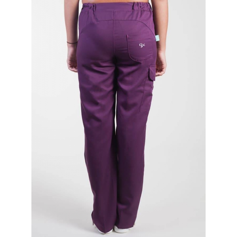 Pantalon Medical Lafont Femme JULIETTE Prune