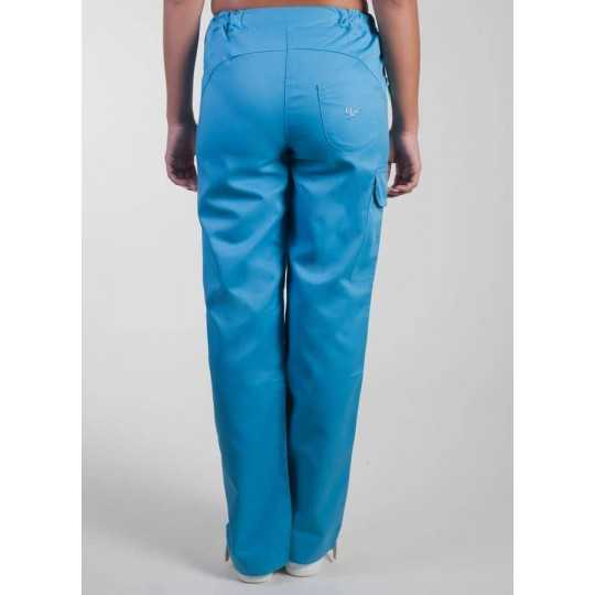 Pantalon Medical Lafont Femme JULIETTE Turquoise