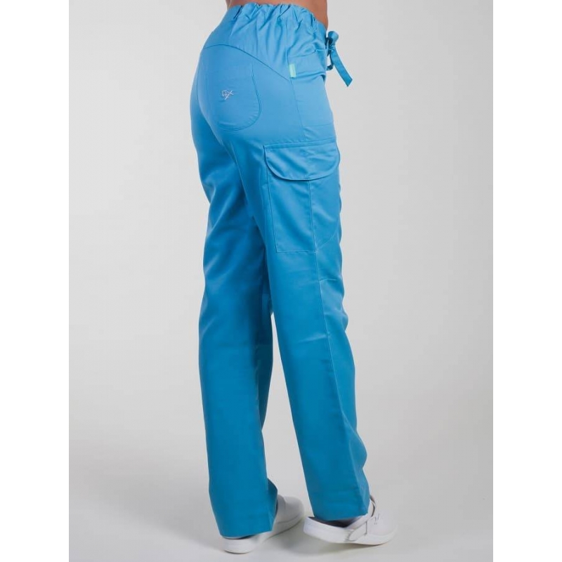Pantalon Medical Lafont Femme JULIETTE Turquoise