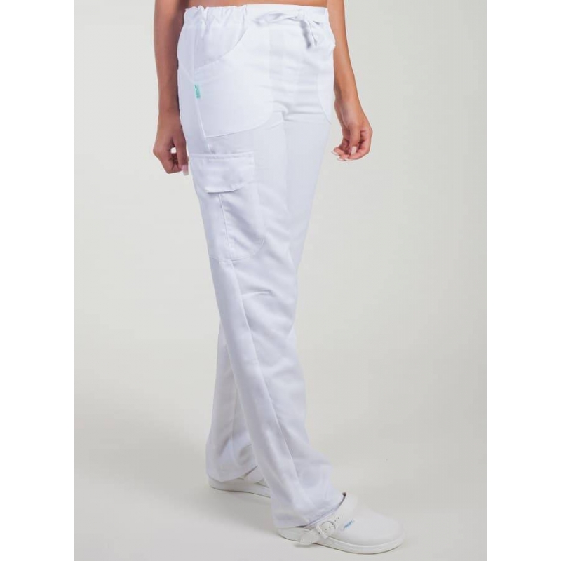 Pantalon Medical Lafont Femme JULIETTE Blanc