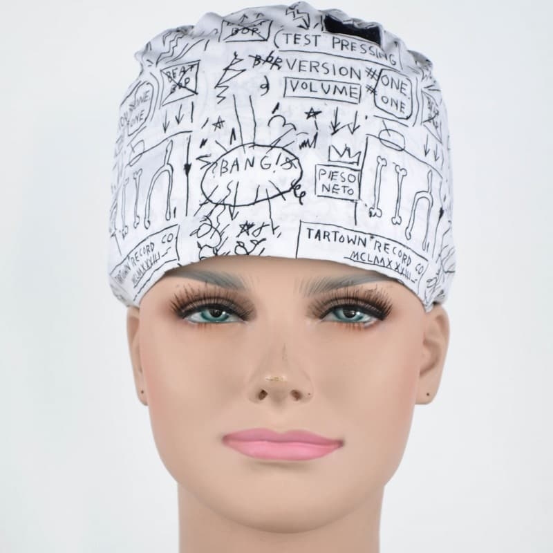 Calot Médical Blanc motifs Savant