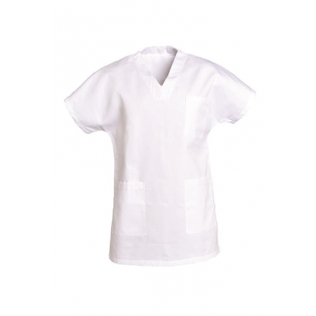 Tunique Medicale Homme Col V François Blanc