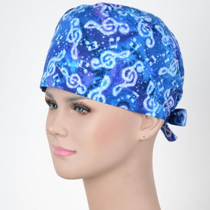 Calot Chirurgical Bleu motif Notes de Musique